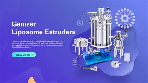 liposomal extruders.